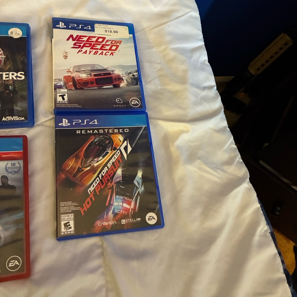 variety of PS4 games good condition disc